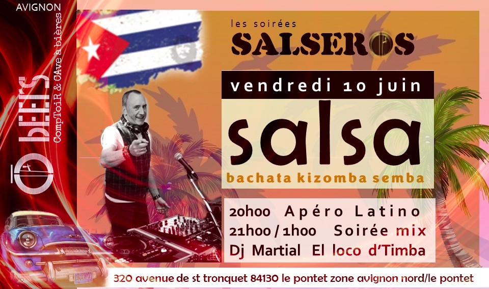 Les Soirées SALSEROS O BEERS Avignon