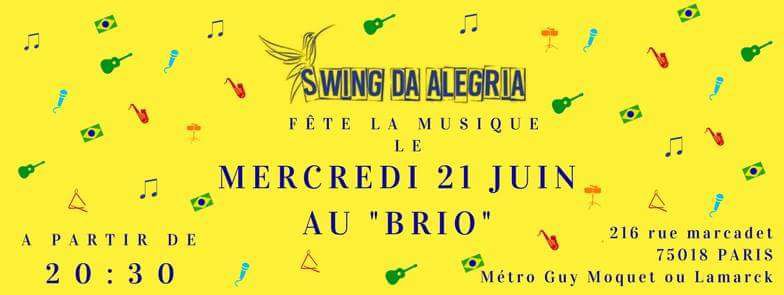 Fête De La Musique 2017 Avec Swing Da Alegria