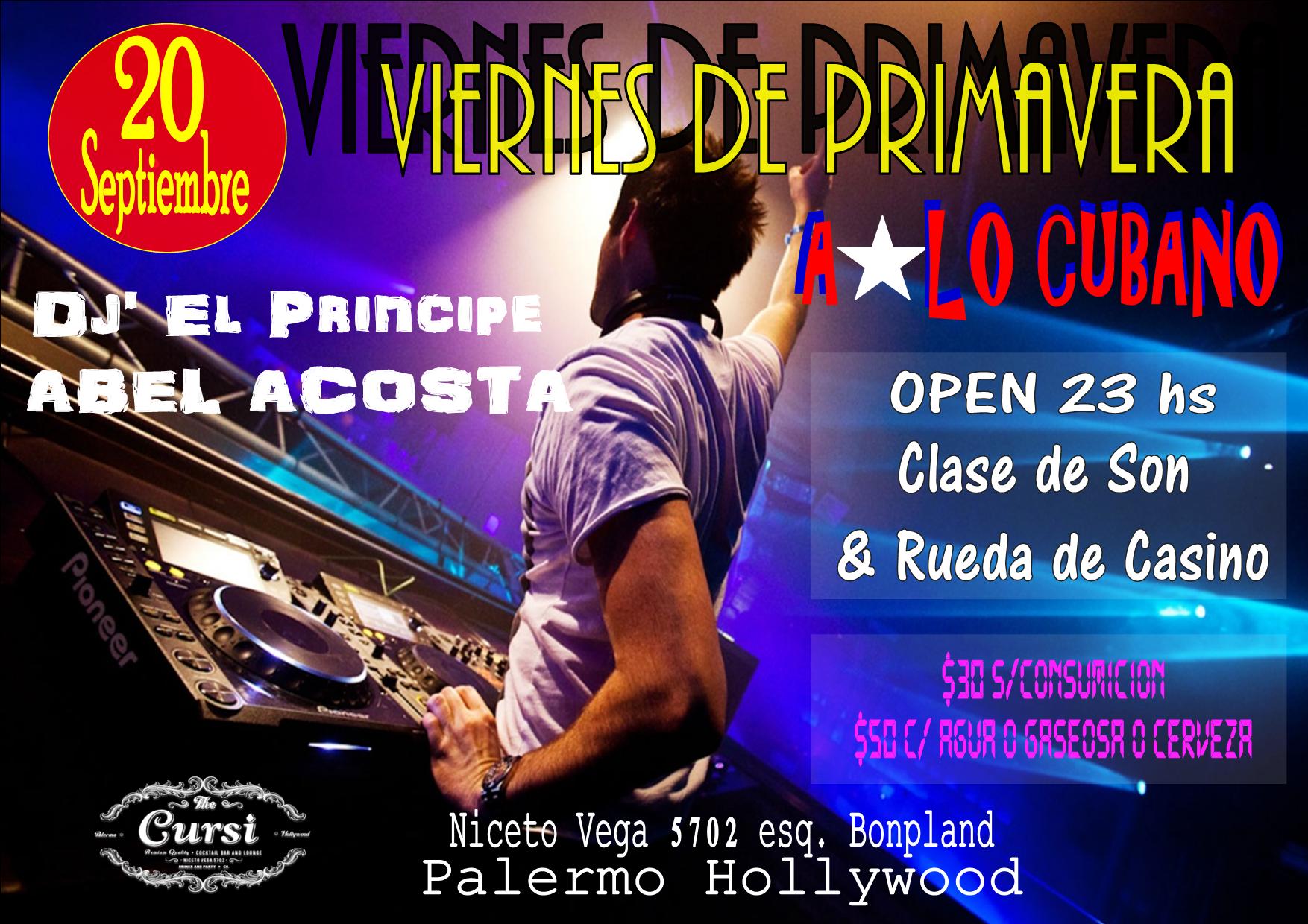 VIERNES DE PRIMAVERA A LO CUBANO