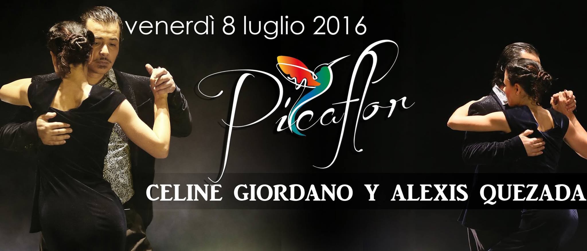 Alexis Quezada y Celine Giordano al Picaflor