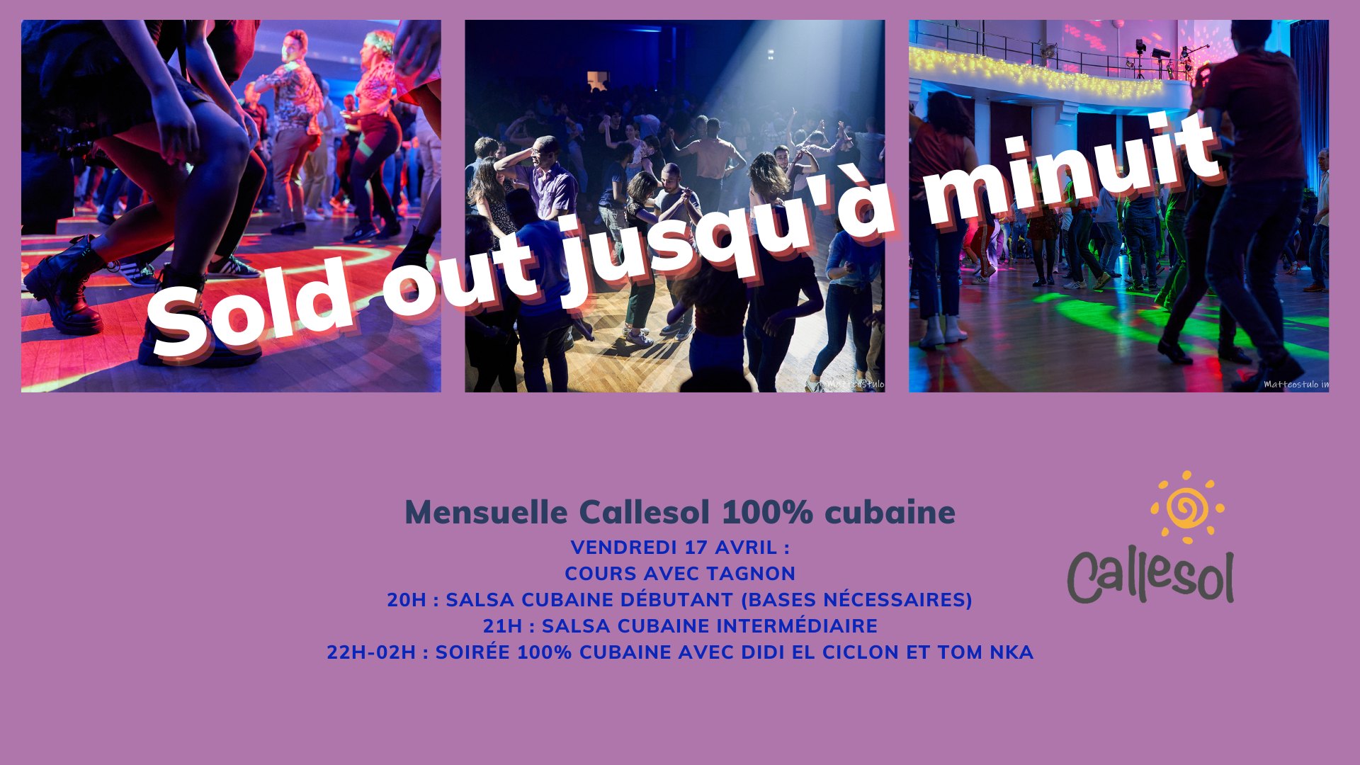 Mensuelle Callesol 100% cubaine - Tagnon Didi Tom Nka