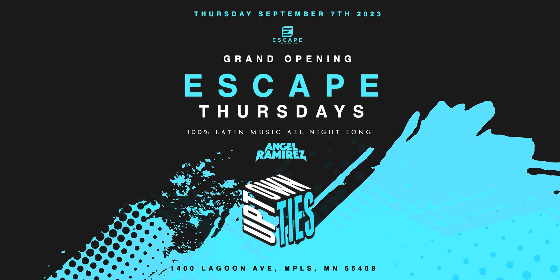 GRAND OPENING ESCAPE THURSDAYS AT UPTOWN TIES LOUNGE & ROOFTOP