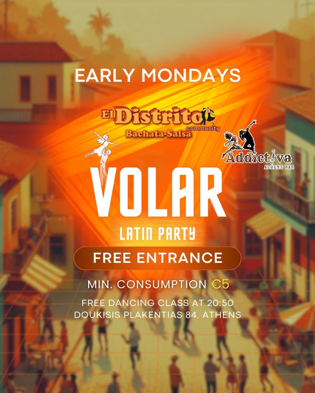 VOLAR Latin Party Free Entrance Mondays