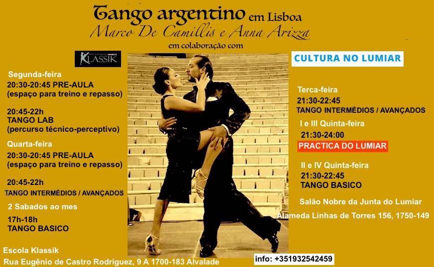 Aulas de Tango Argentino