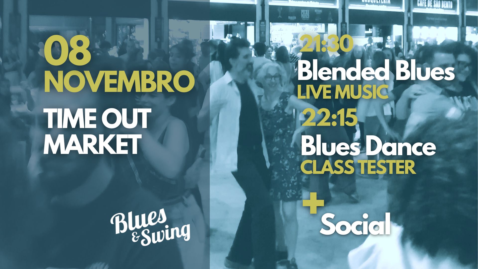 Dançar Blues&Swing no Time Out Market