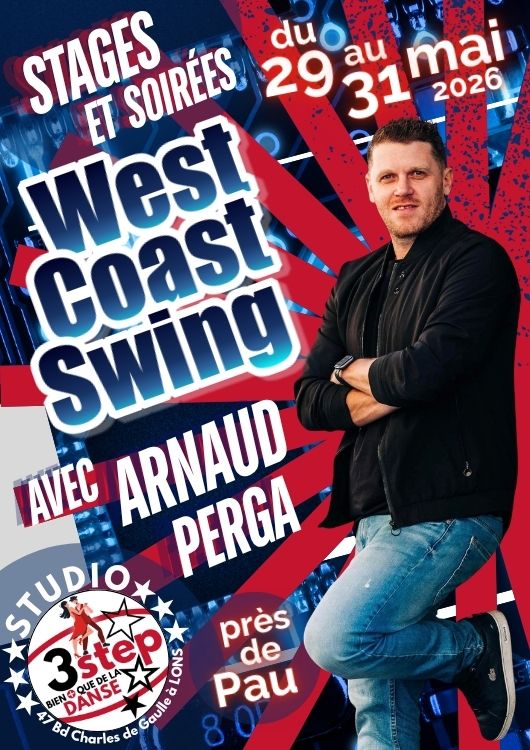 Grand Stage de West Coast Swing & Soirées avec Arnaud Perga - Soirées 100% West