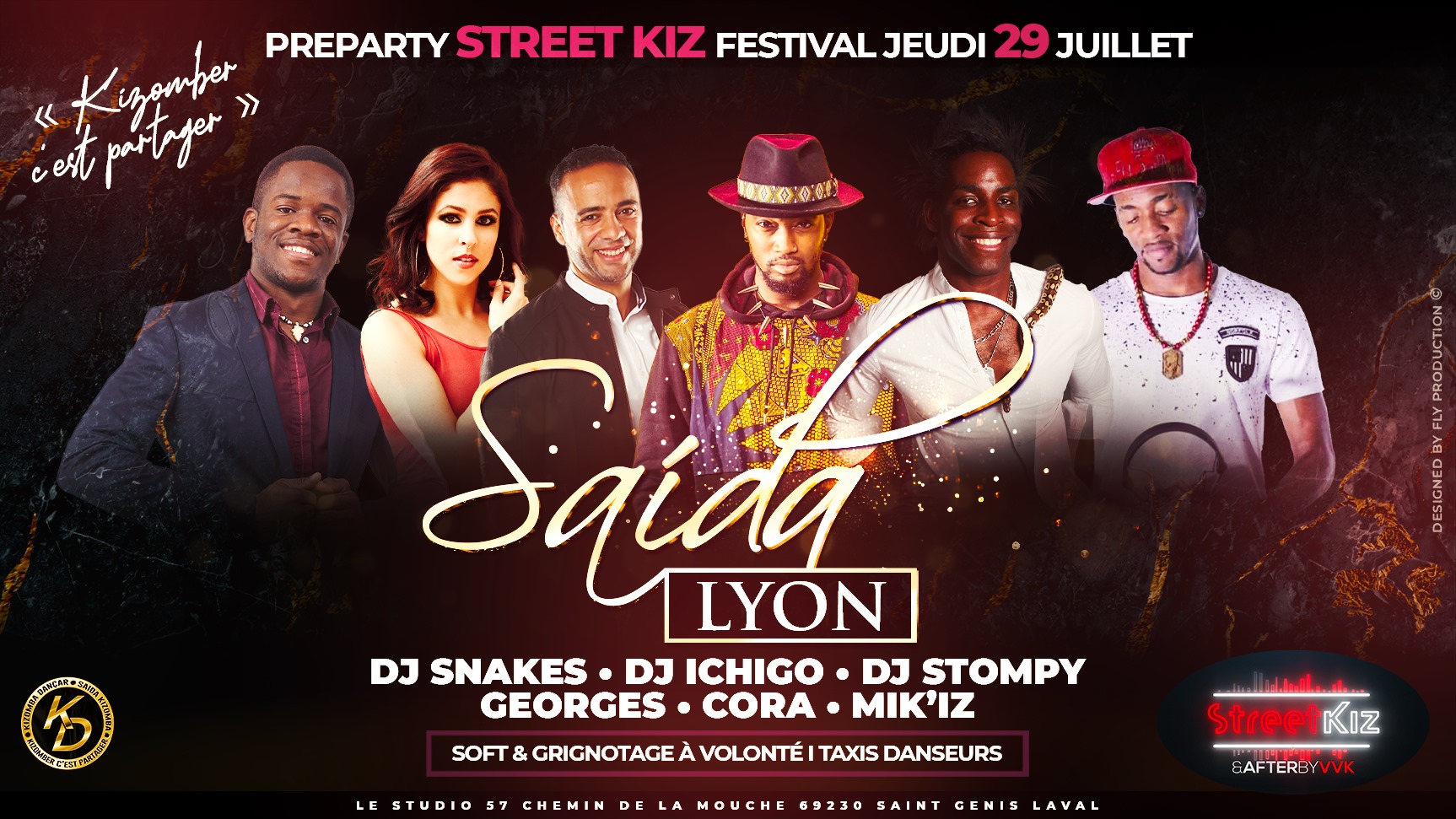saida Lyon preparty StreetKiz