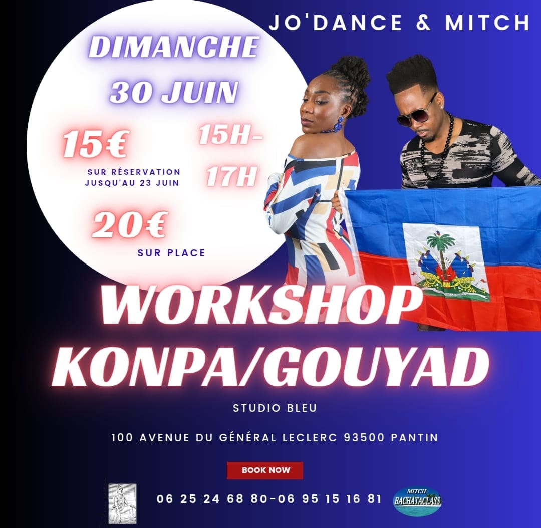 Stage de danse konpa gouyad et direk by Mitch et Jo'dance