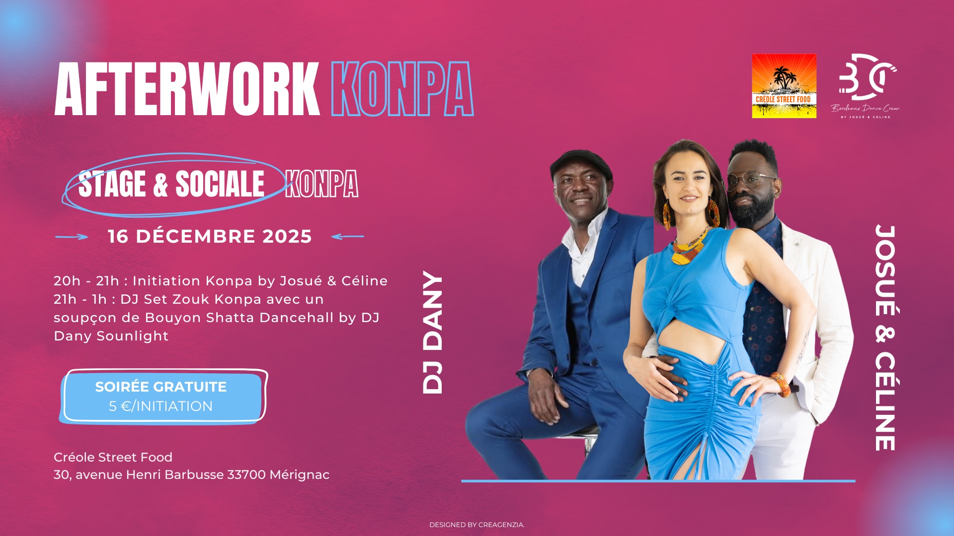 Afterwork Konpa avec un soupçon de Bouyon Shatta Dancehall