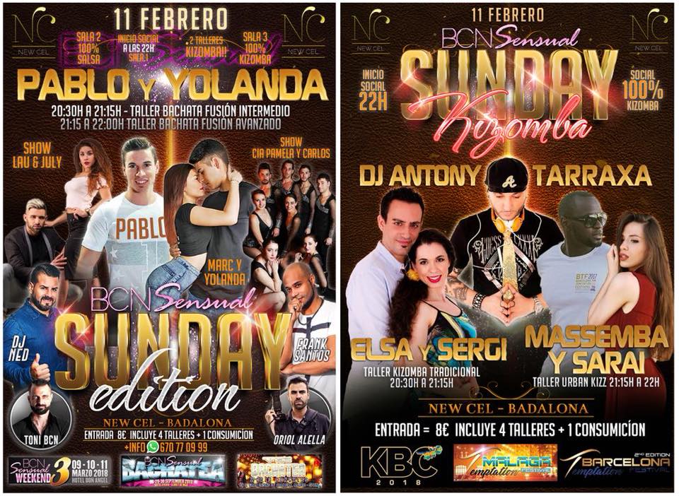 Sunday Edition by BCN Sensual & New Cel