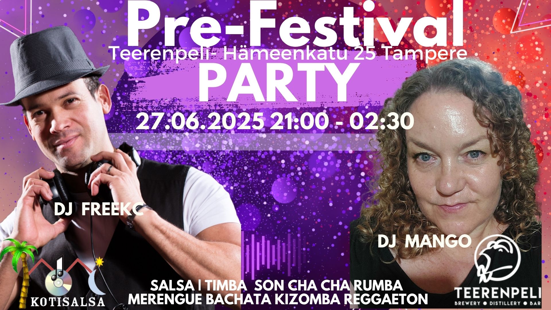 Pre-Festival Party - Teerenpeli