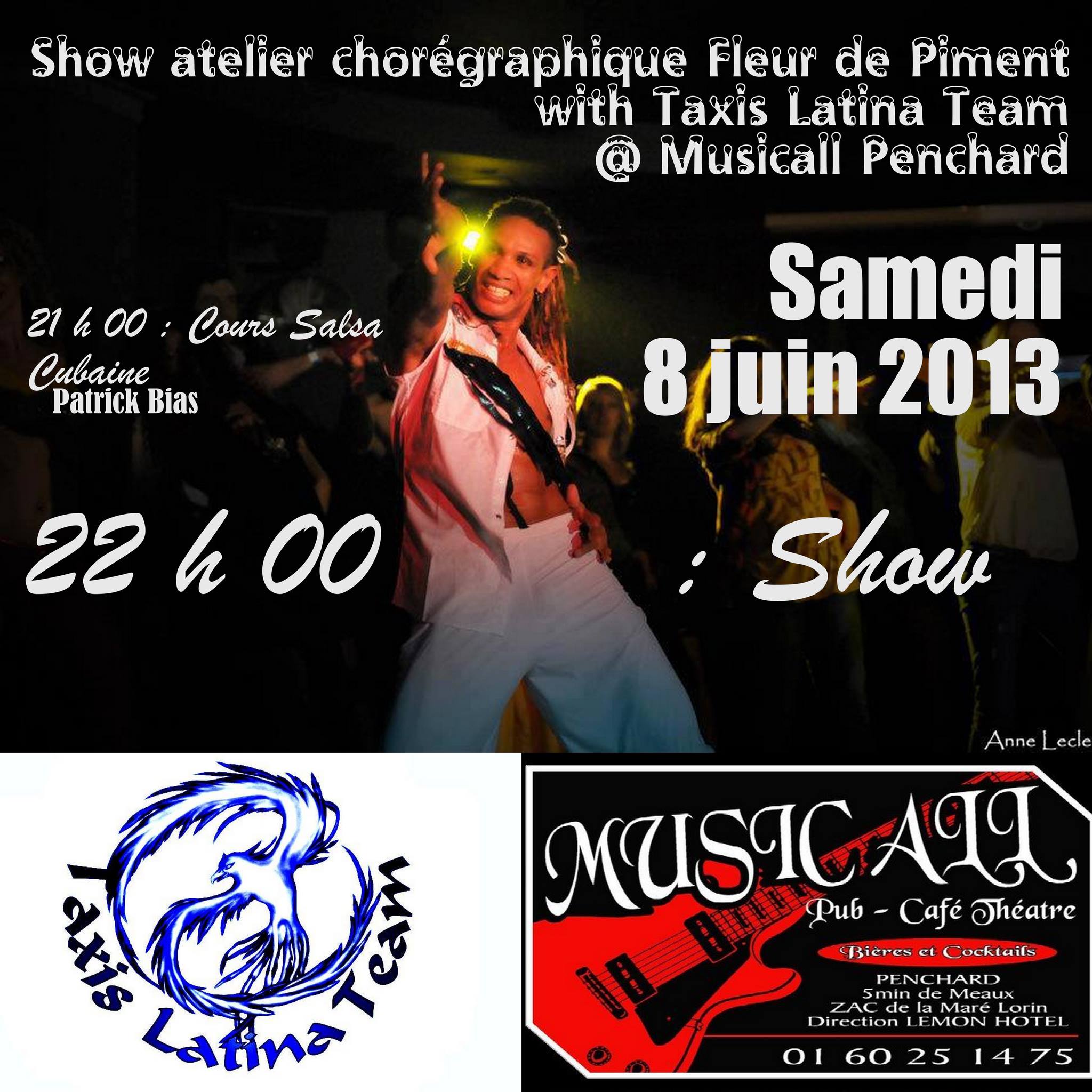 Show atelier chorégraphique Fleur de Piment, with Taxis Latina Team @ Musicall Penchard