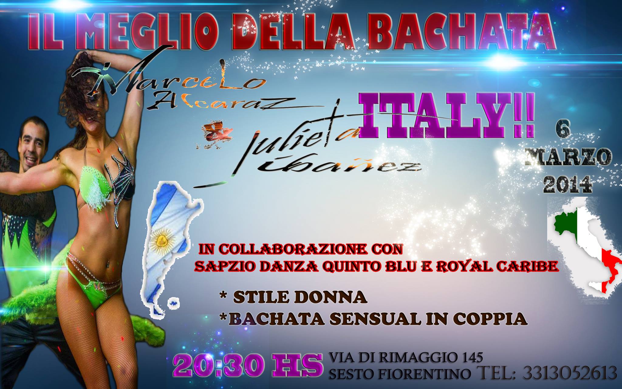 STAGE DI BACHATA con Marcelo y Julieta