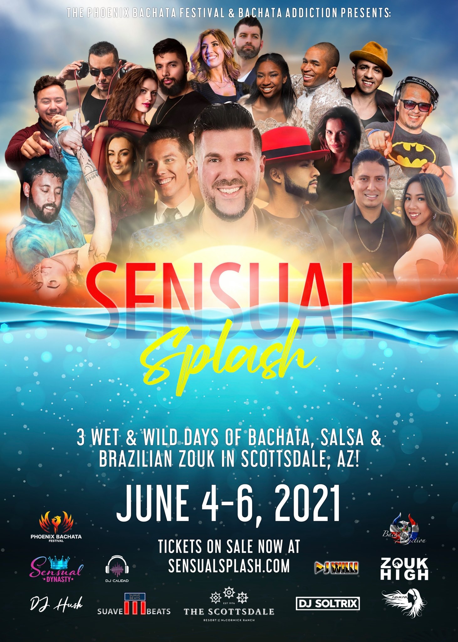 "Sensual Splash": 3 Wet & Wild Days in Scottsdale hosted by Bachata Addiction