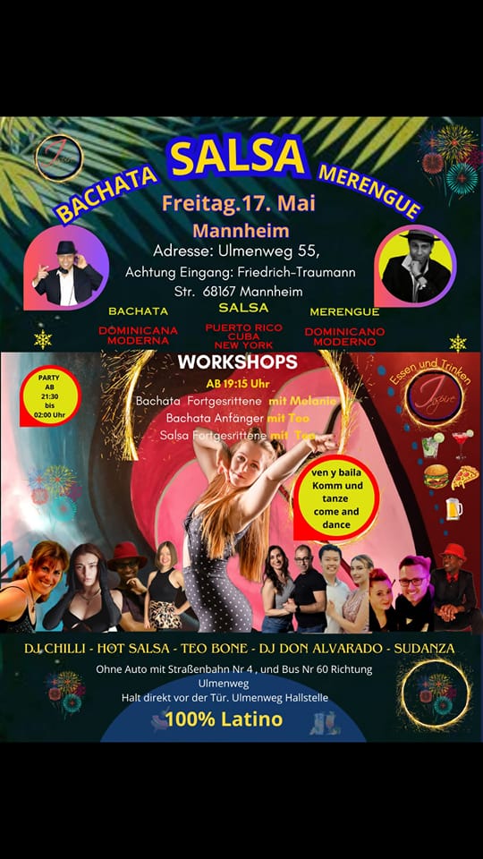 SALSA BACHATA MERENGUE PARTY MANNHEIM