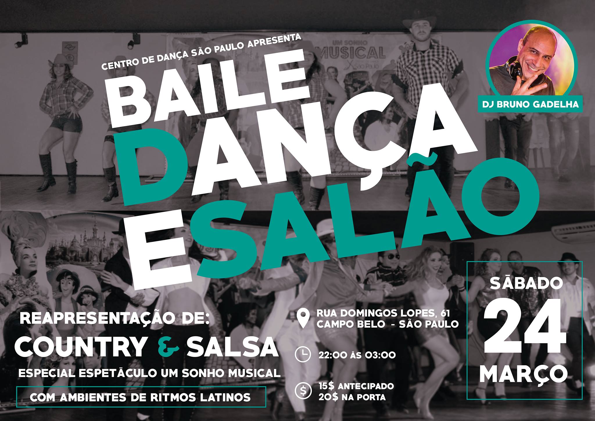 Baile de Dança de Salão + DJ Bruno Gadelha