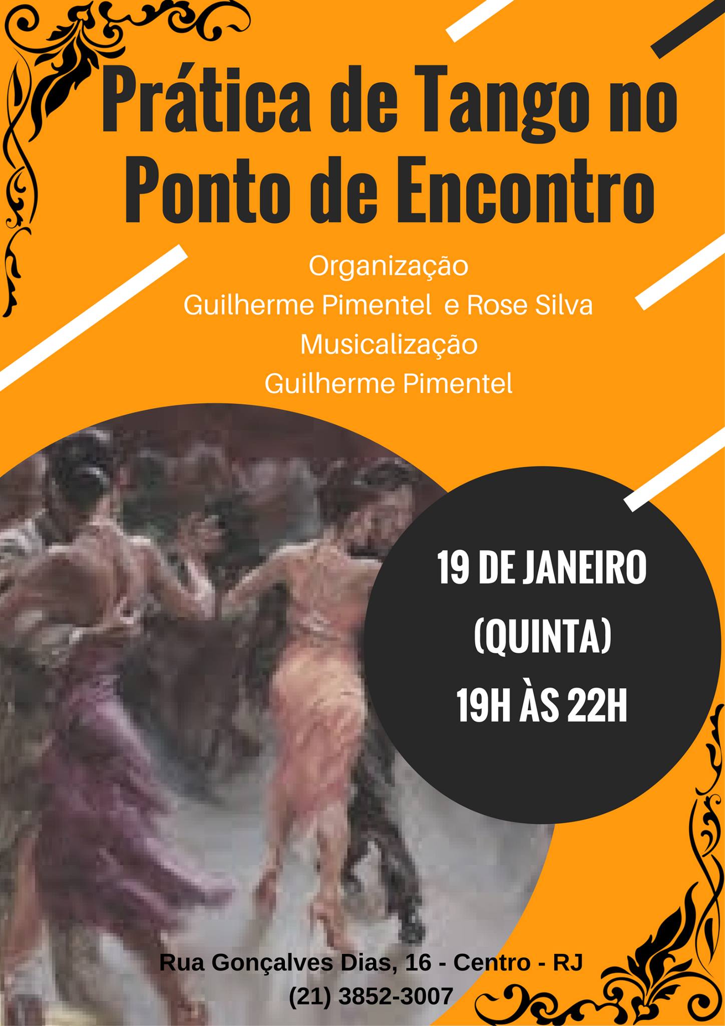 Prática de Tango no Ponto de Encontro