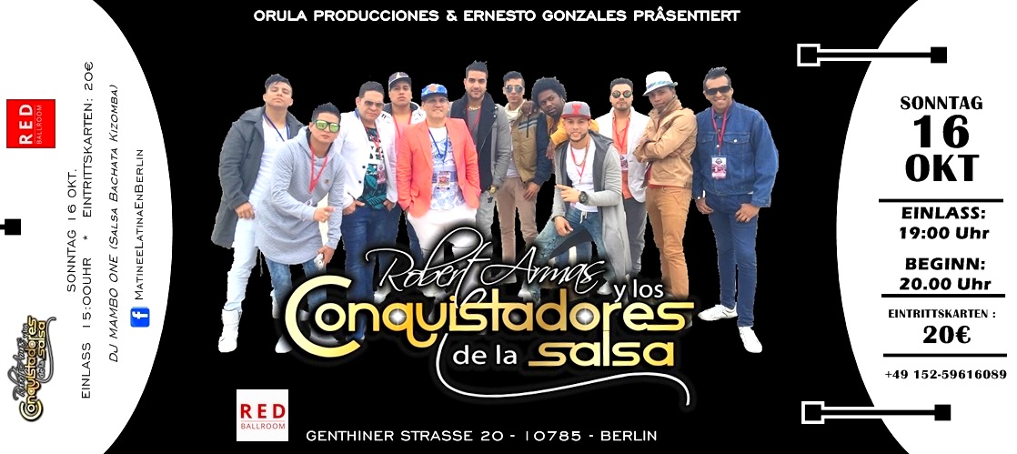 Los Conquistadores de La Salsa en Berlin