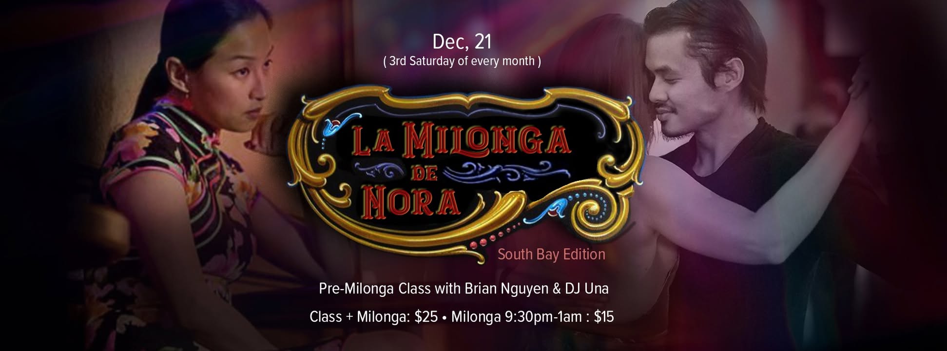 La Milonga de Nora South Bay Edition ~ Dec 2019