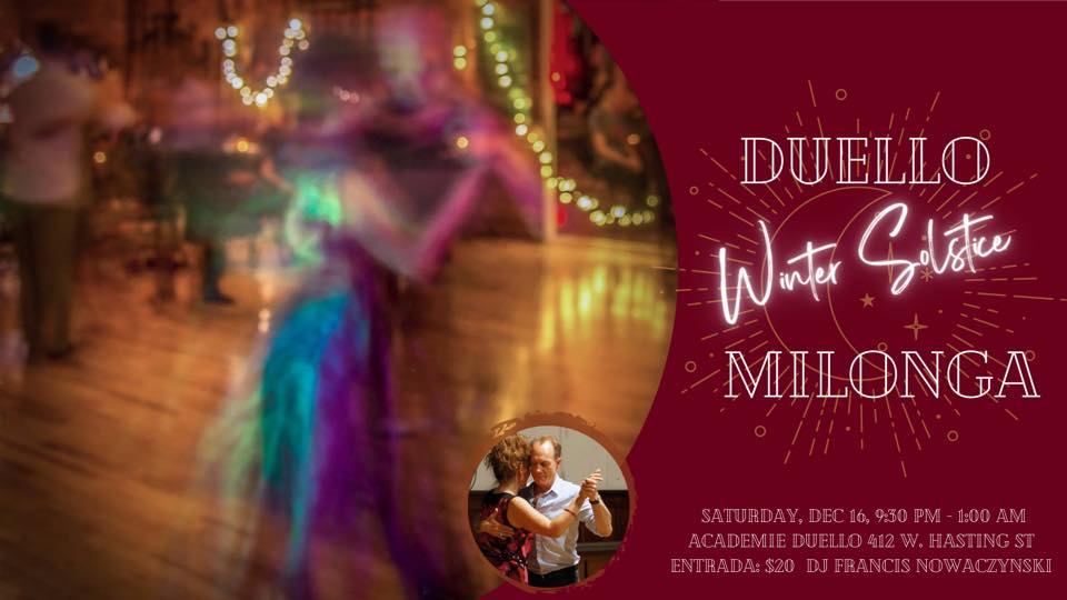 Duello winter solstice Milonga
