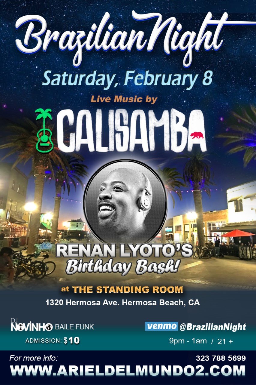 Brazilian Night with CaliSamba in Hermosa Beach at Standing Room