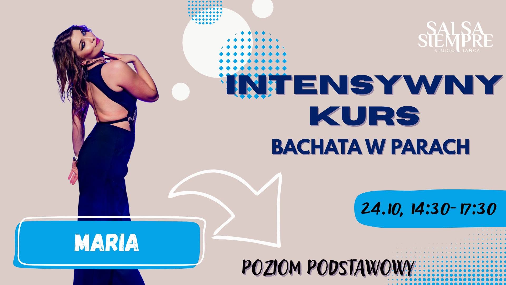 Intensywny kurs! Bachata w parach od podstaw!