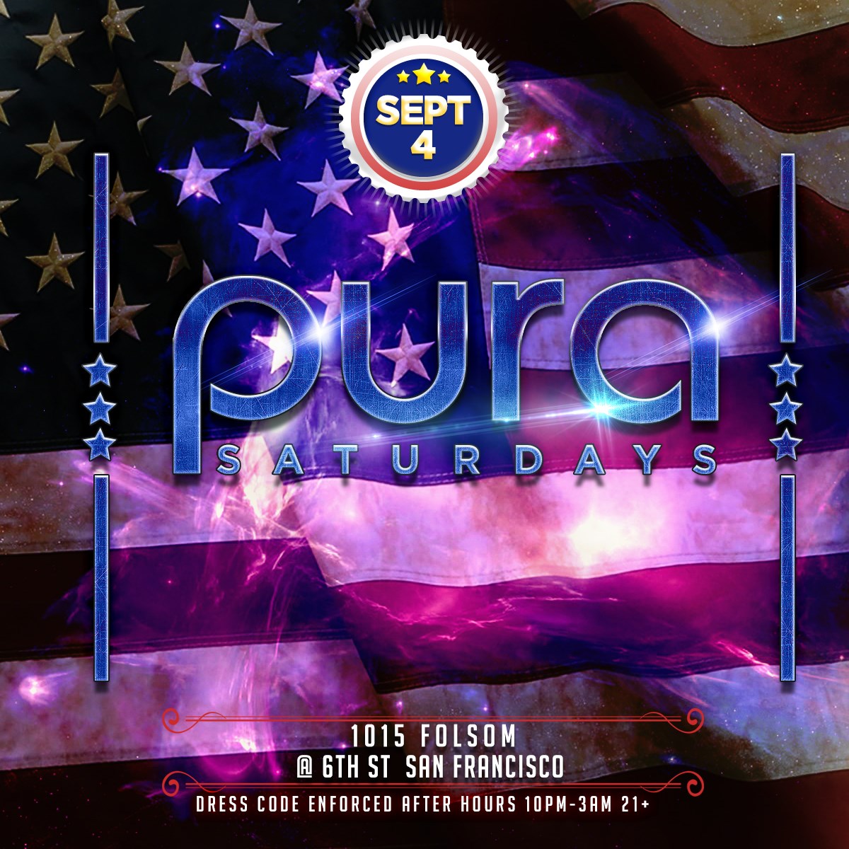 Pura Saturdays (Labor Day Weekend)