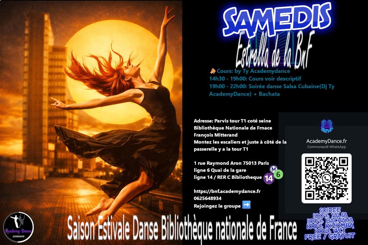 Estrella de la BnF Edition 2026: Cours et Danse