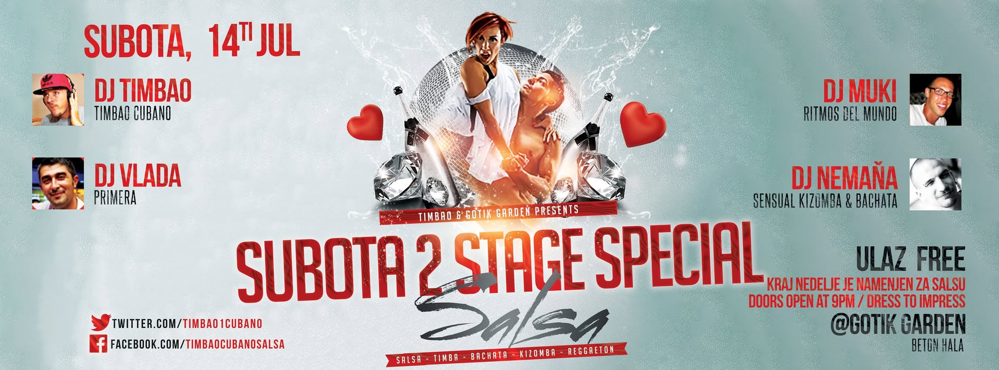 Subota Salsa Special 14. Jul 2 Stage-a Gotik