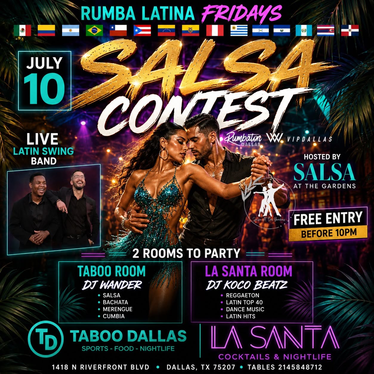 Rumba Latina Fridays @ Taboo Dallas