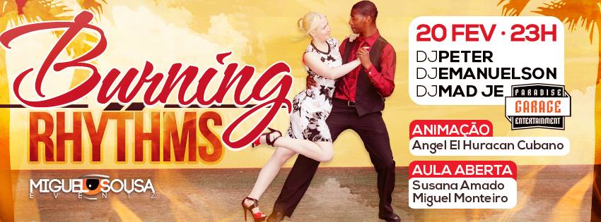 HOJE - Burning Rhthyms - 20 Fevereiro