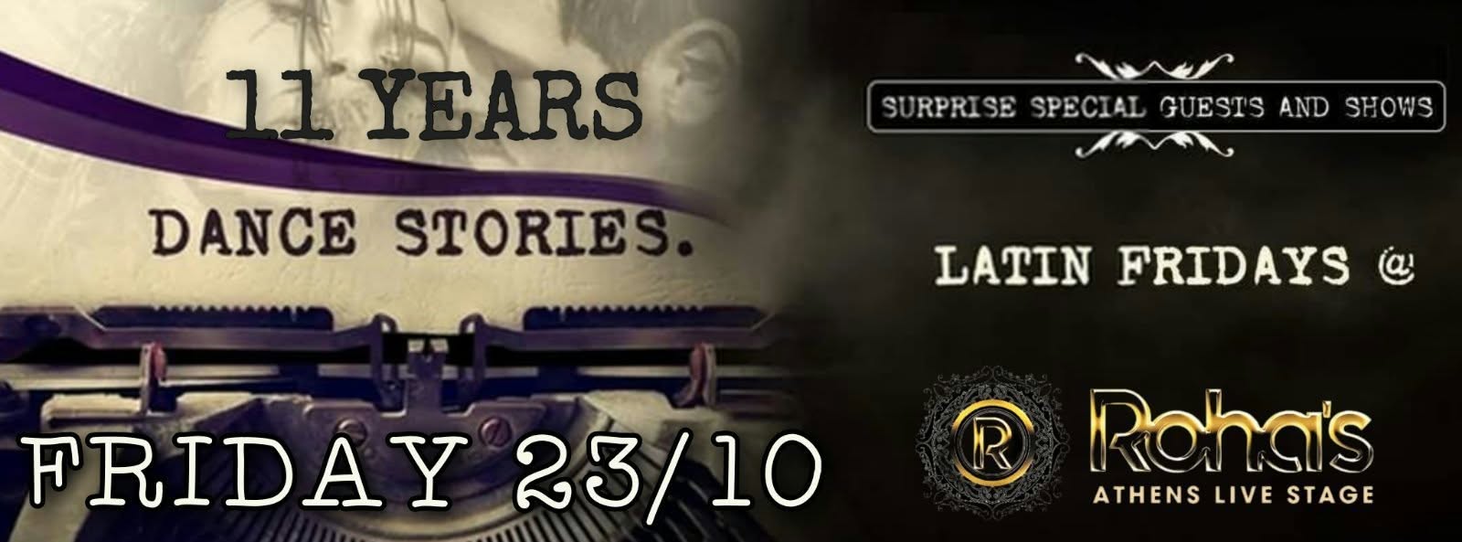 Dance Stories - Latin Fridays 23 10 at Rohas Athens Live Stage