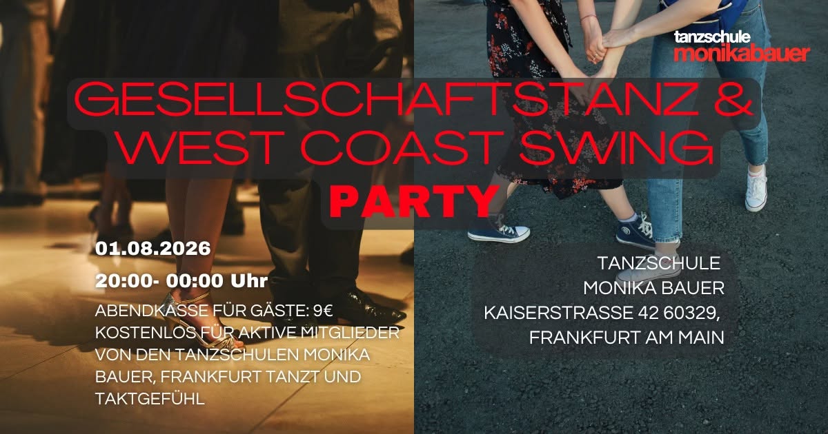 Gesellschaftstanz & West Coast Swing Party