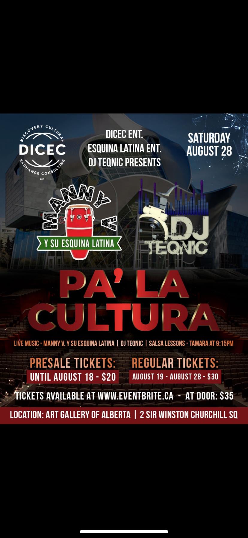 Pa' La Cultura - End of Summer Latin Jam