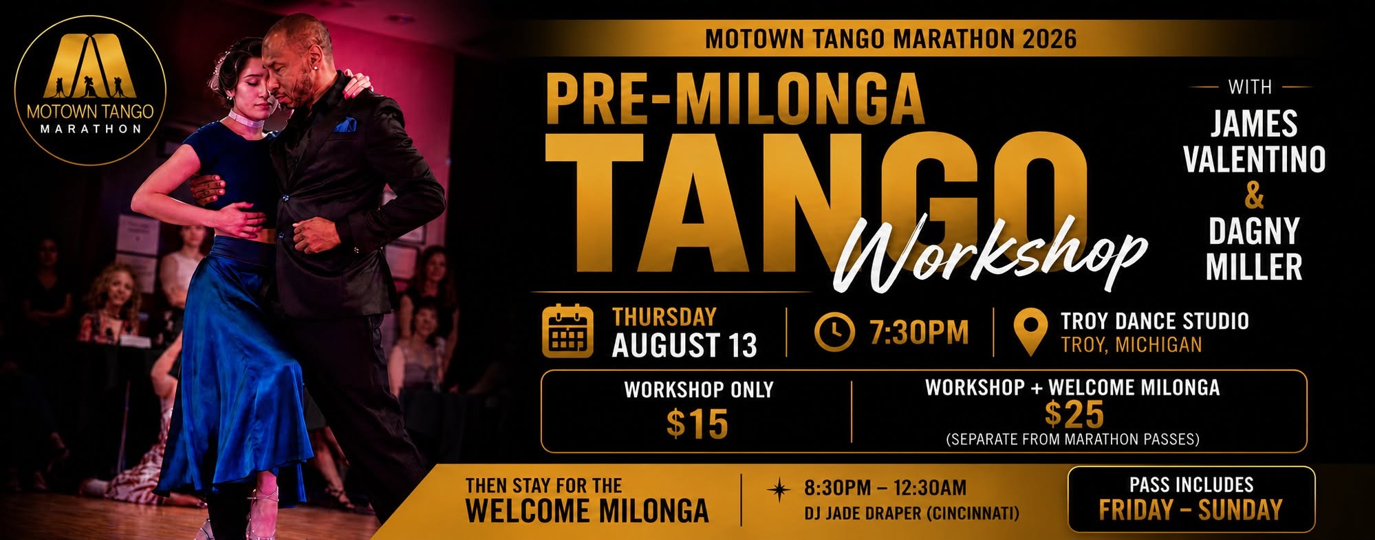 Motown Tango Marathon Pre-Milonga Workshop
