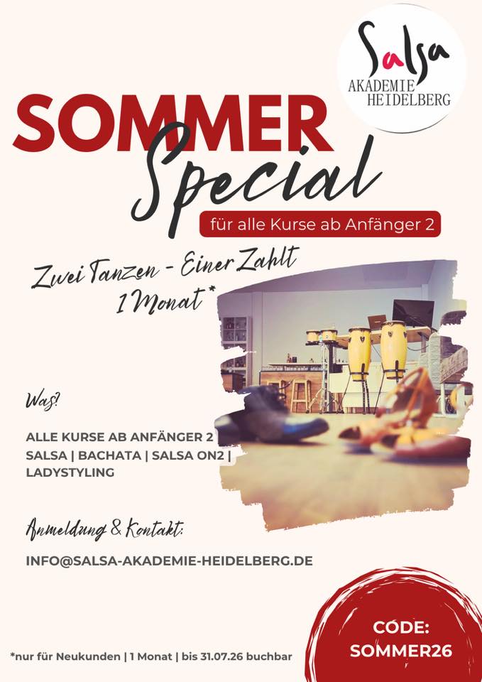 SOMMER SPECIAL - SALSA BACHATA SALSA ON2 LADYSTYLING
