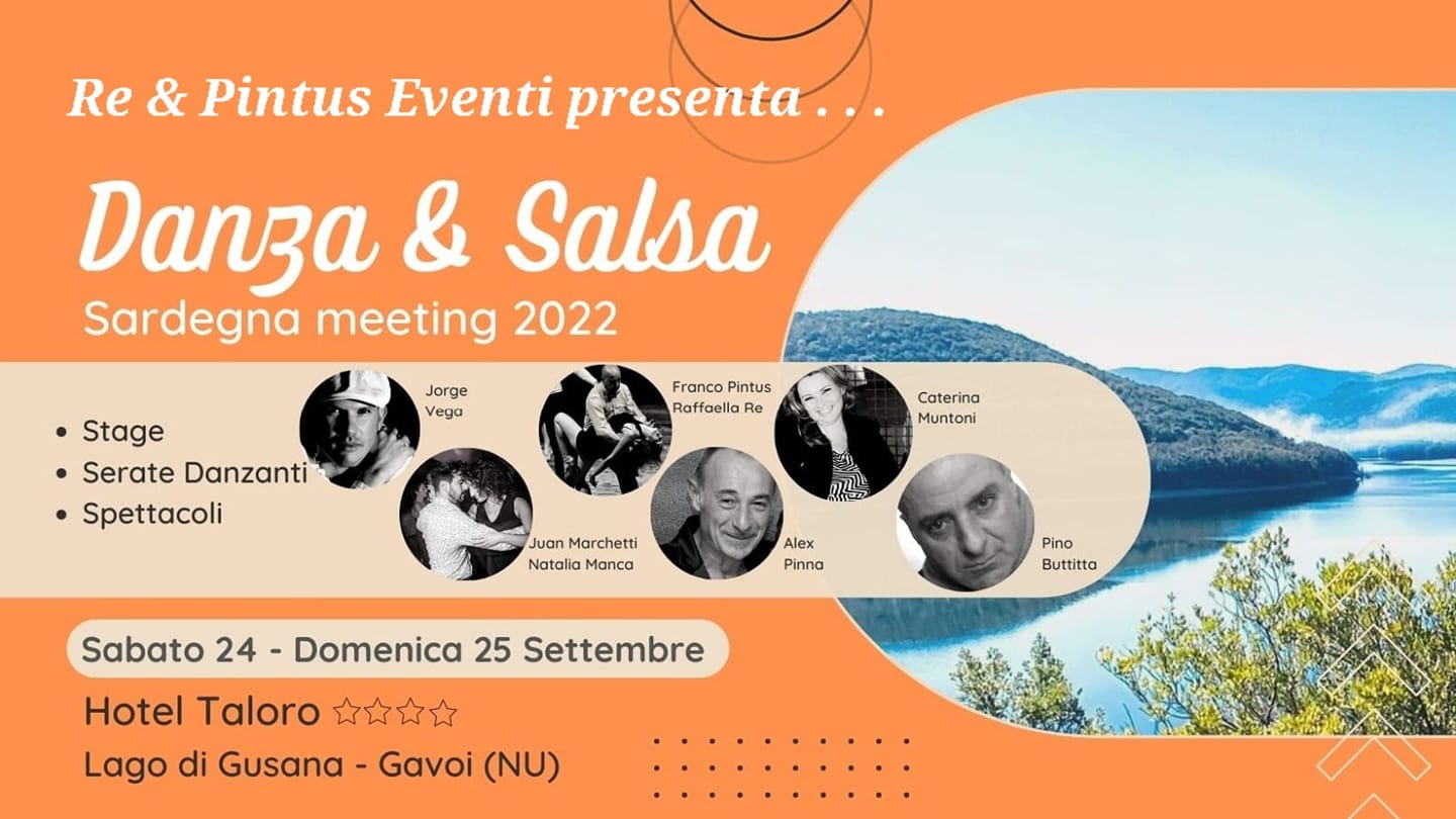 Danza & Salsa Sardegna Meeting 2022 Hotel Taloro Lago di Gusana Gavoi NU
