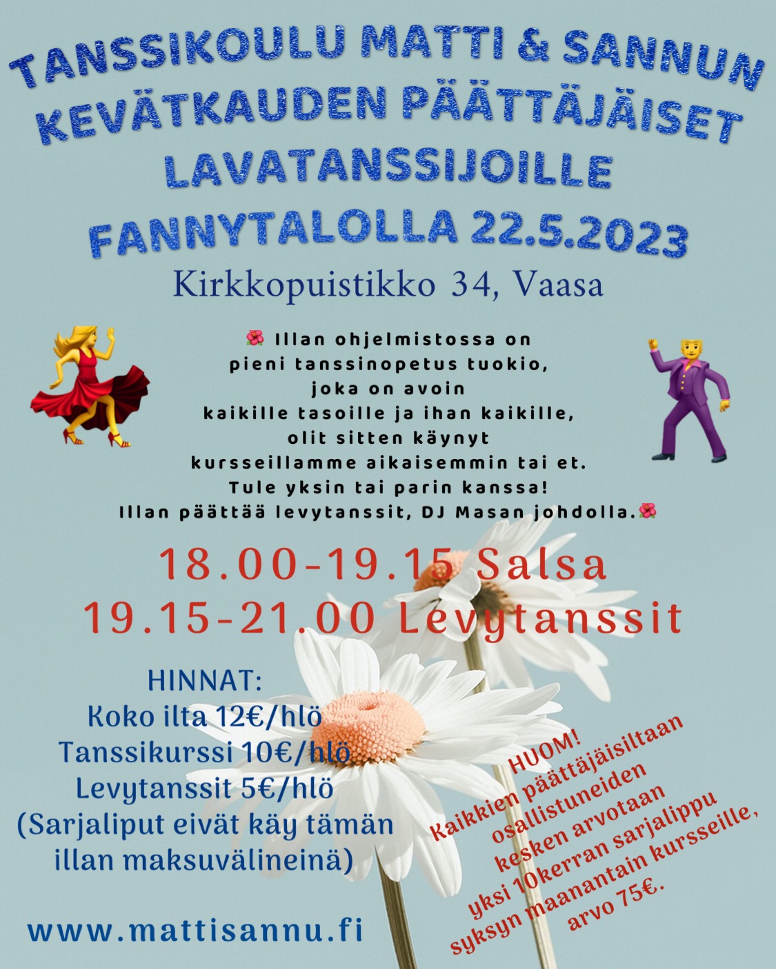 Kevätkauden päättäjäiset lavatanssijoille