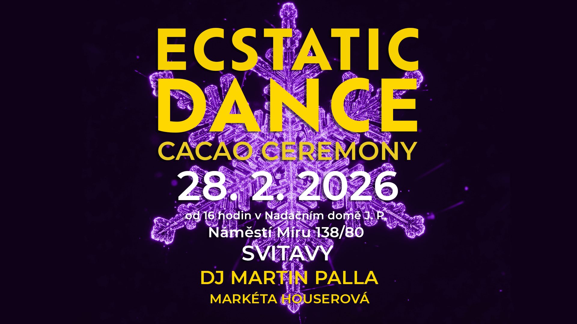 ECSTATIC DANCE 28. 02. 2026 SVITAVY