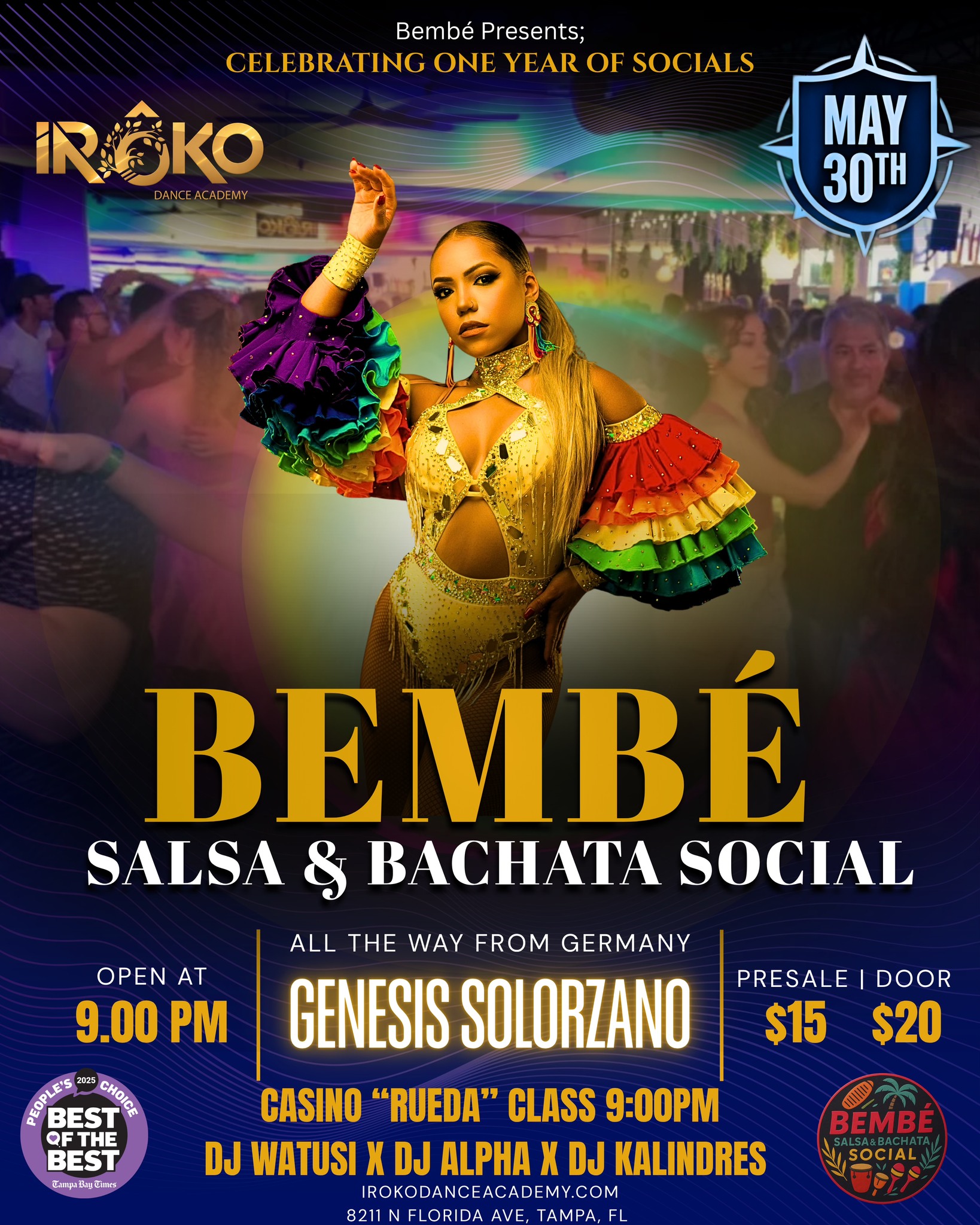 Bembé Salsa & Bachata - 1 year Anniversary Social