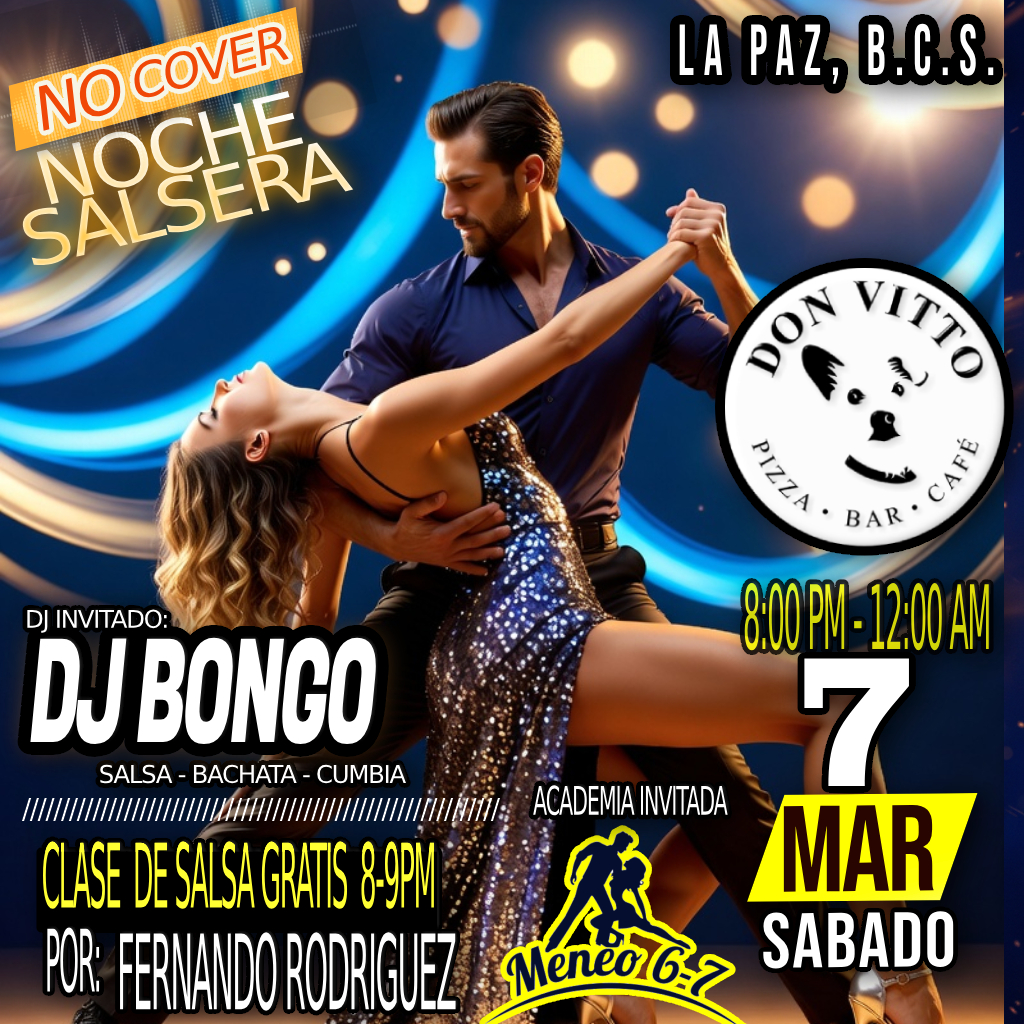 🔥 NO COVER NOCHE SALSERA -LA PAZ BCS-🔥