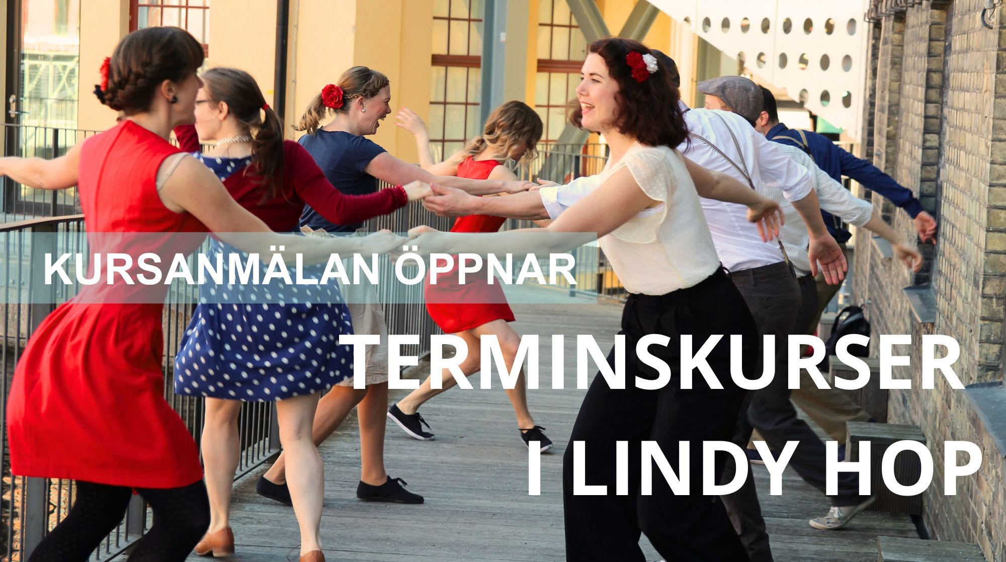 Anmälan öppnar - Terminskurser på tre nivåer i Lindy Hop!