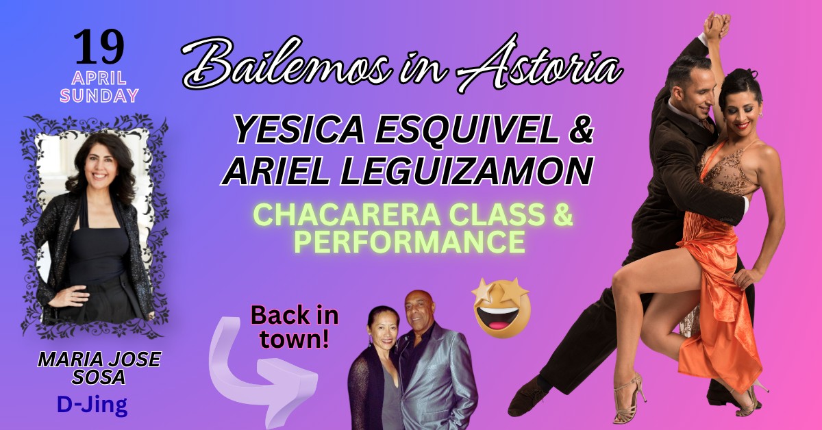 YESICA ESQUIVEL & ARIEL LEGUIZAMON-Chacarera Class & Performance-MARIA JOSE D-JING!