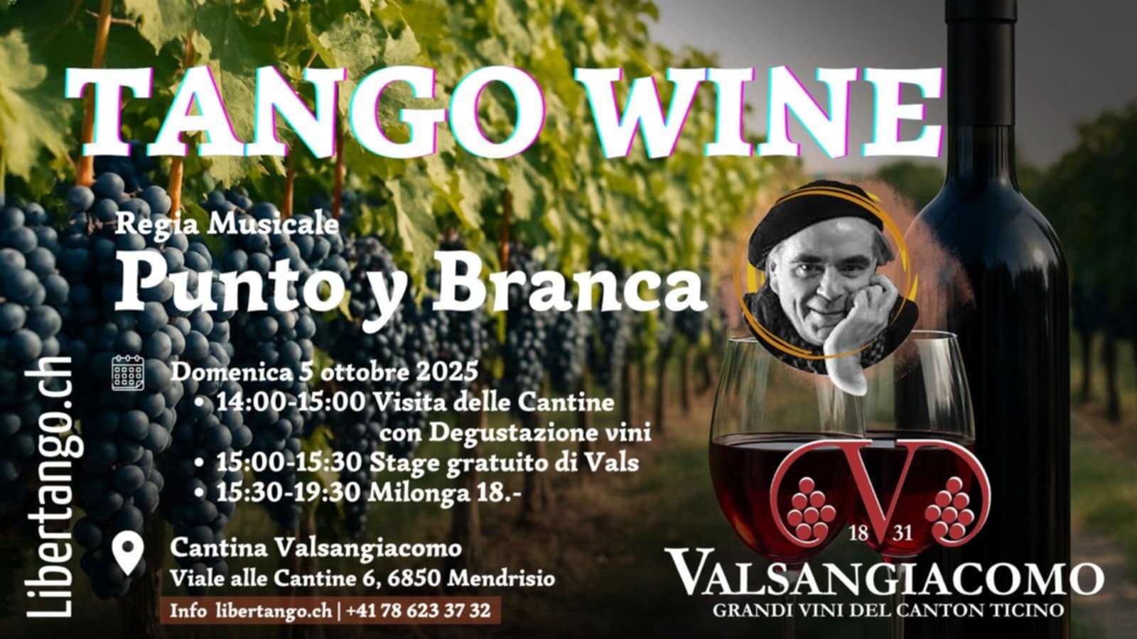 TANGO WINE - CANTINA VALSANGIACOMO MENDRISIO