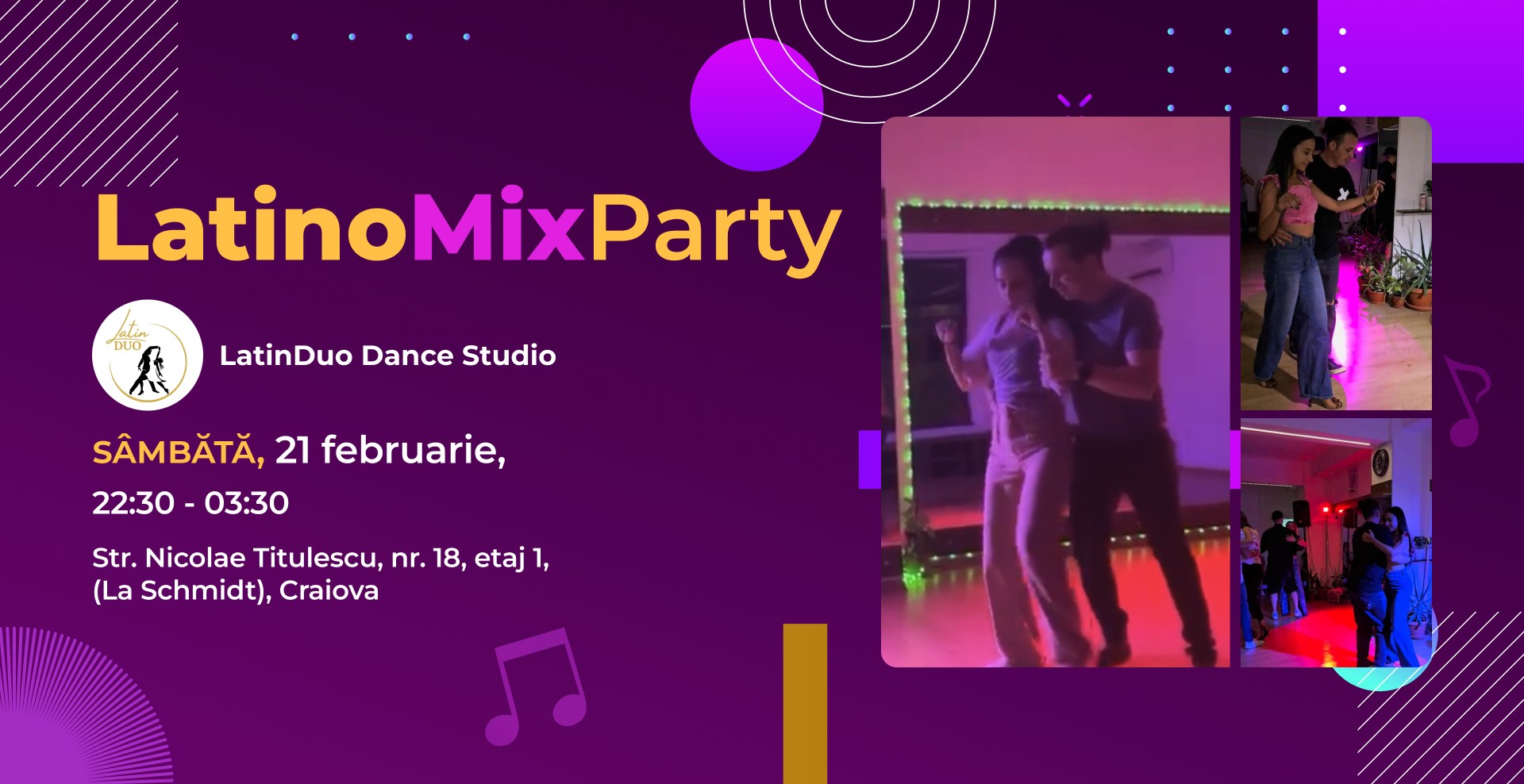 💃🕺 Latino Mix Party de sâmbătă seara