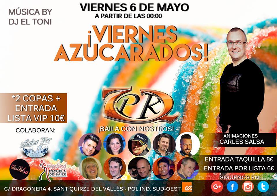 VIERNES DE AZUCARADOS EN 7PK2 OS ESPERO.