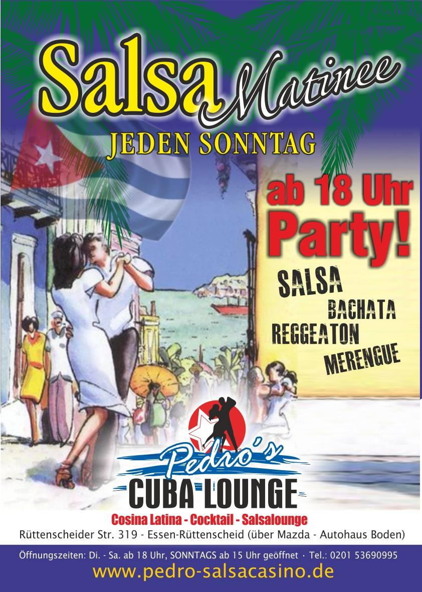 Salsa Matinee ab 18.00 Uhr