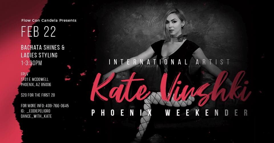 Kate Virshki (Russia) Bachata Phoenix Weekender