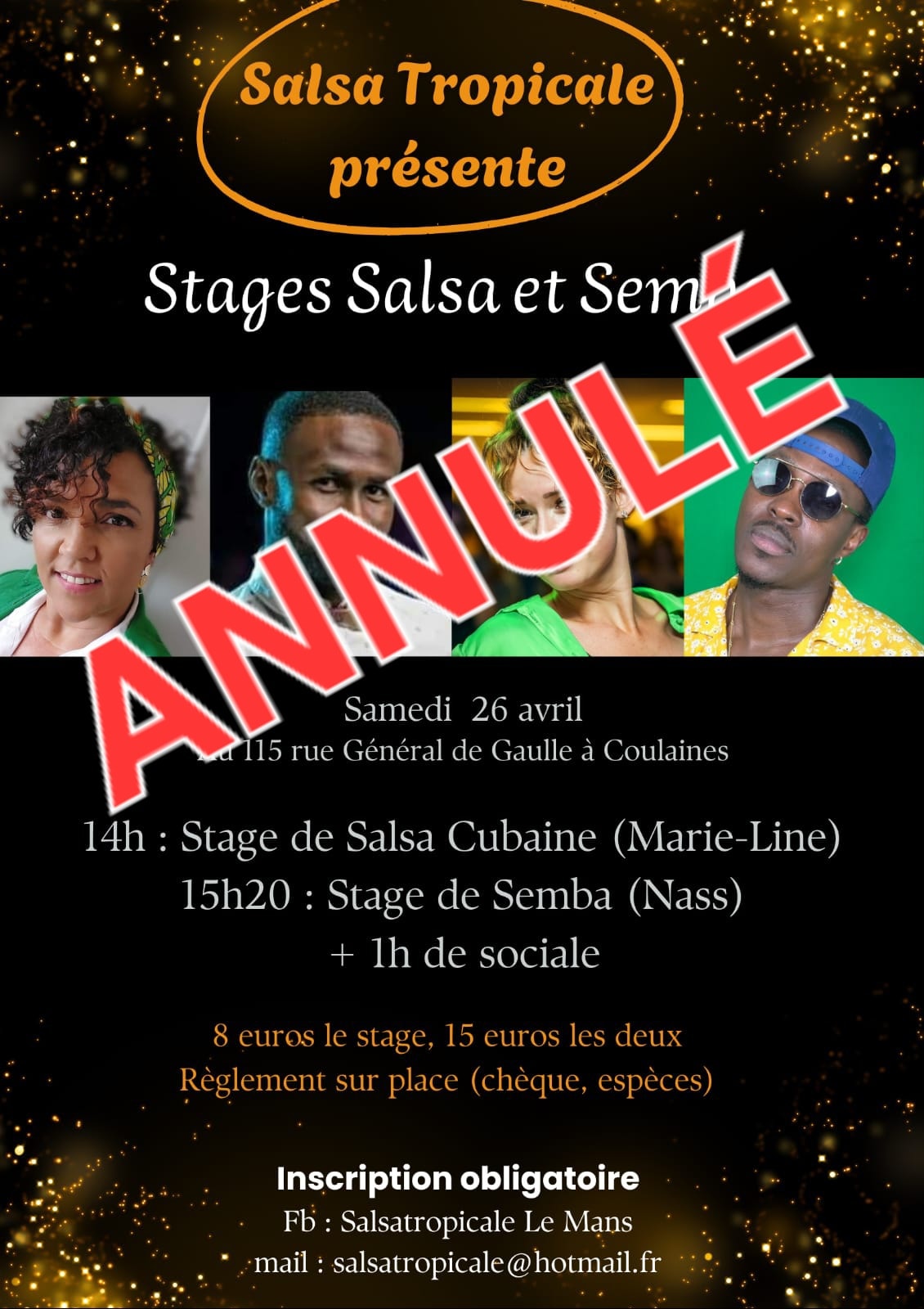 Stage de Salsa et Semba avec salstropicale