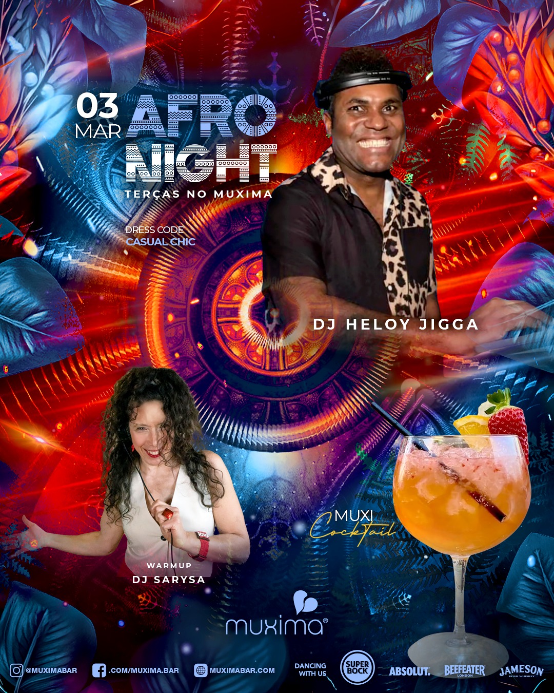 TERÇA 3 FEV 👣 【 Afro Night】